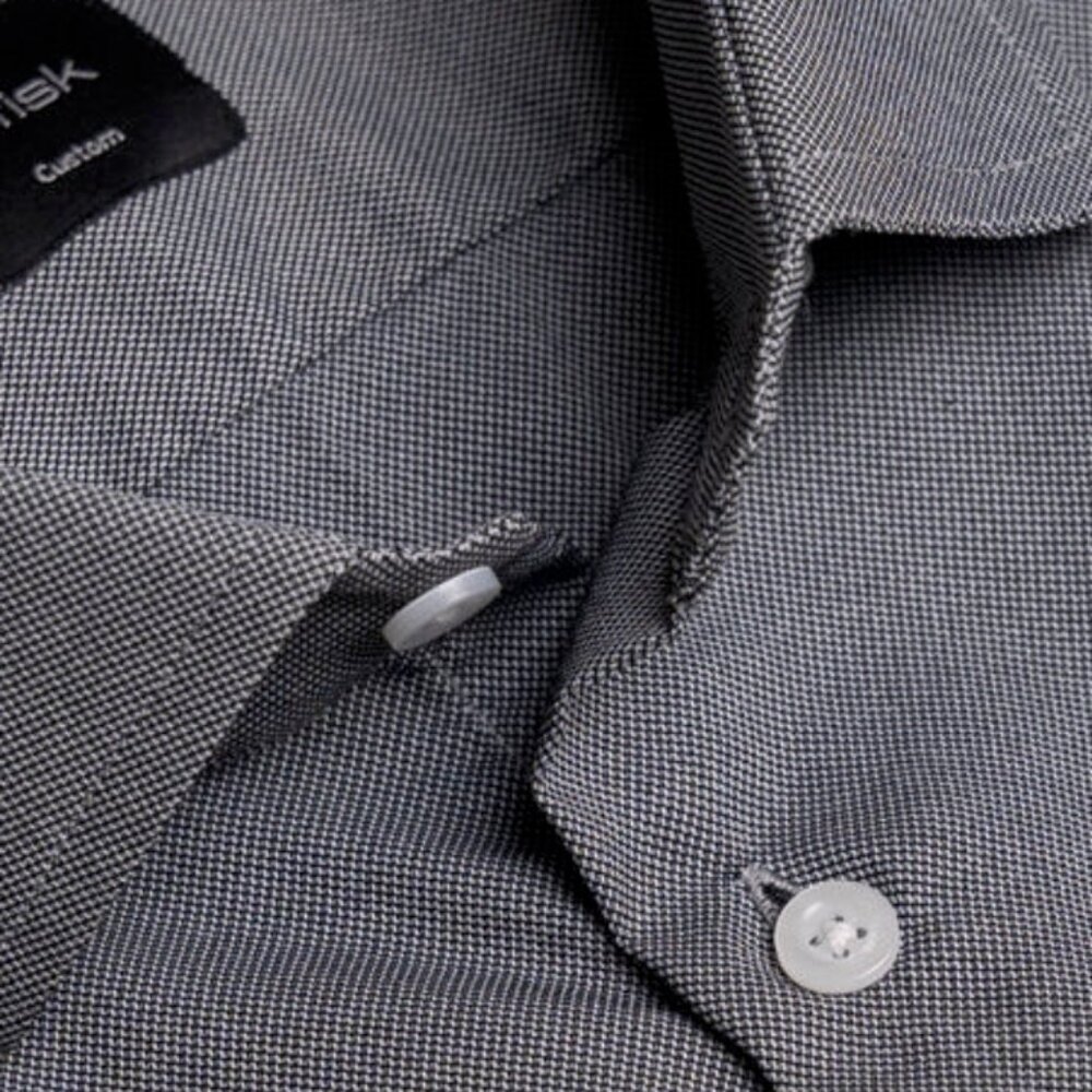 Brisk Charcoal Grey Performance Ultra Stretch Short Sleeve Shirt - Picture 2 of 2